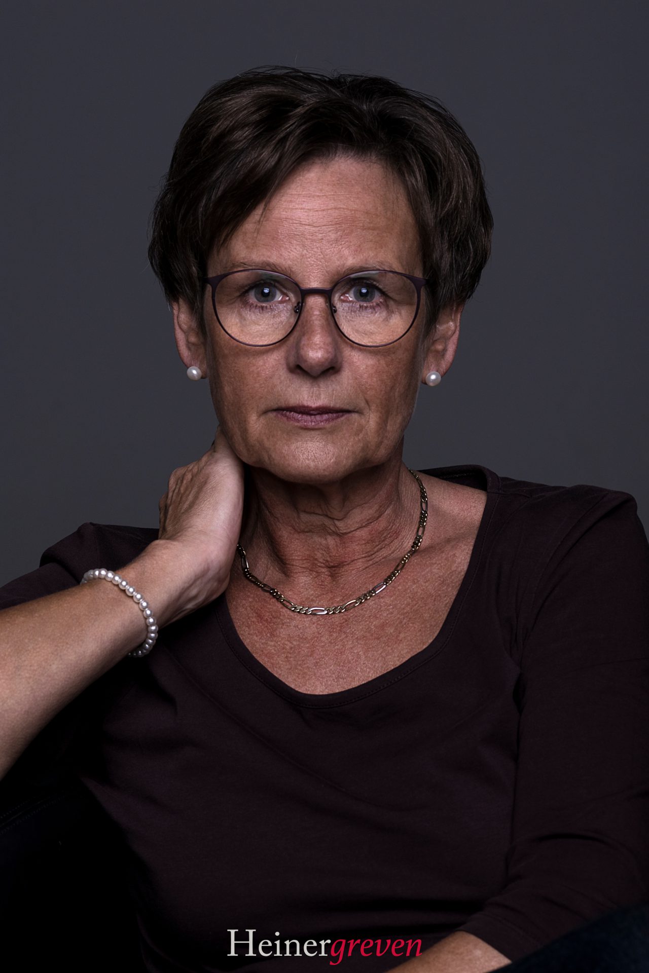 Frau mit Brille