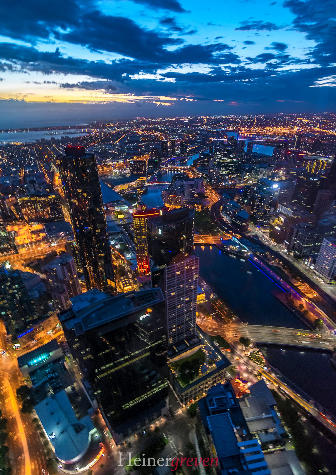 Melbourne-Blaue-Stunde