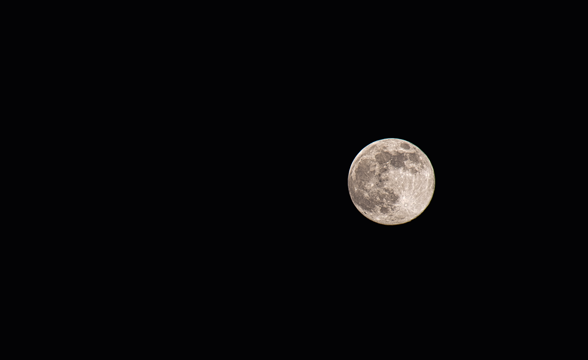 Panoramabild Vollmond