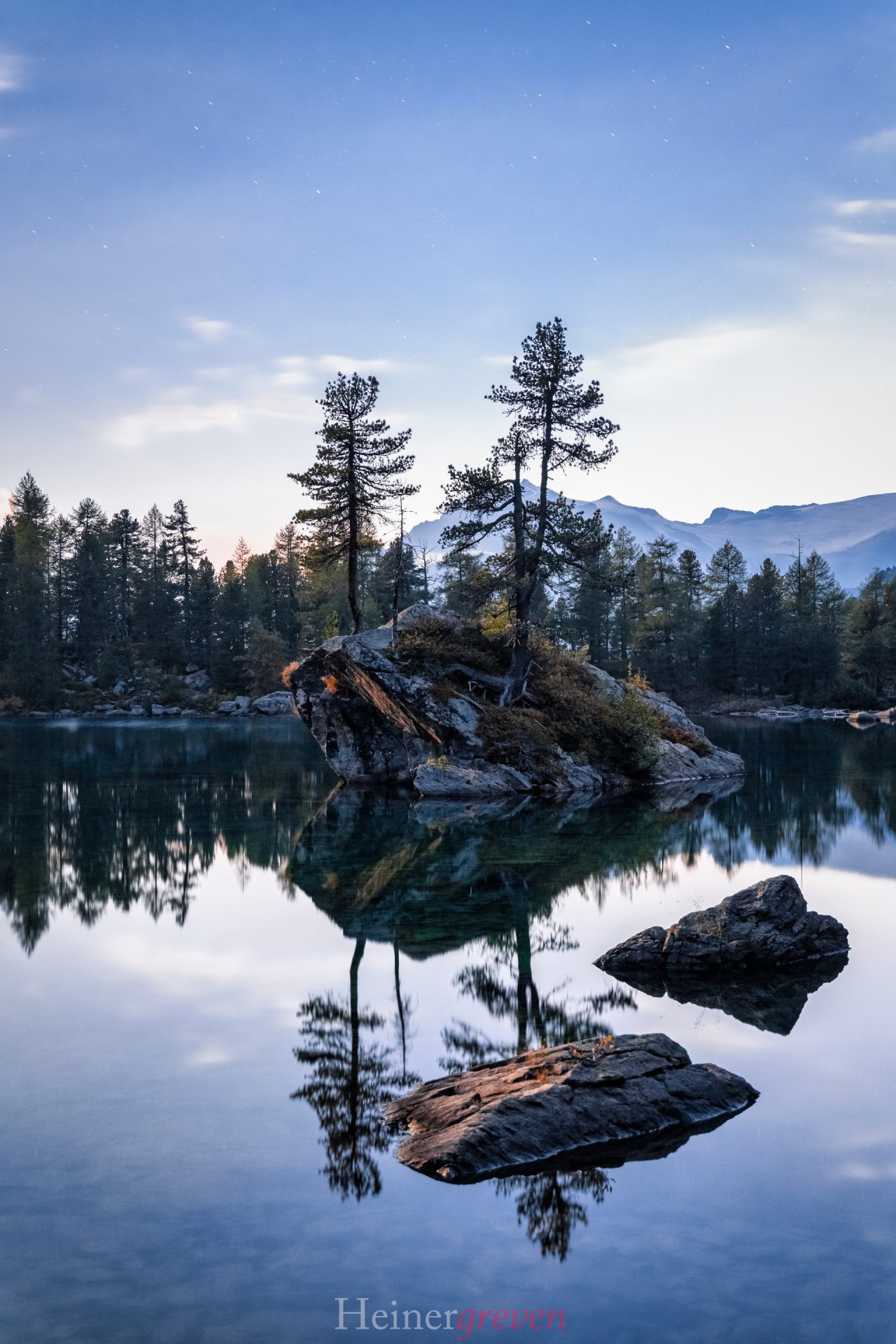 Saoseosee-Blaue-Stunde