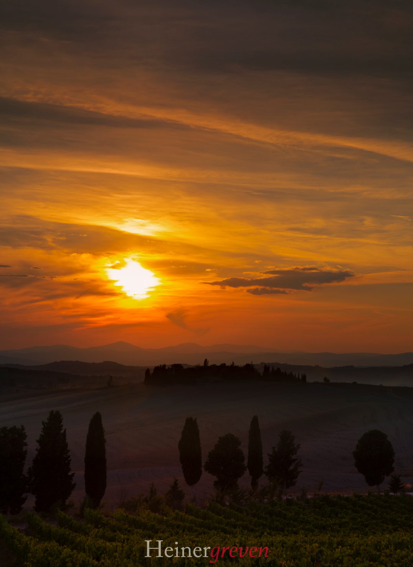Toscana-Abendstimmung