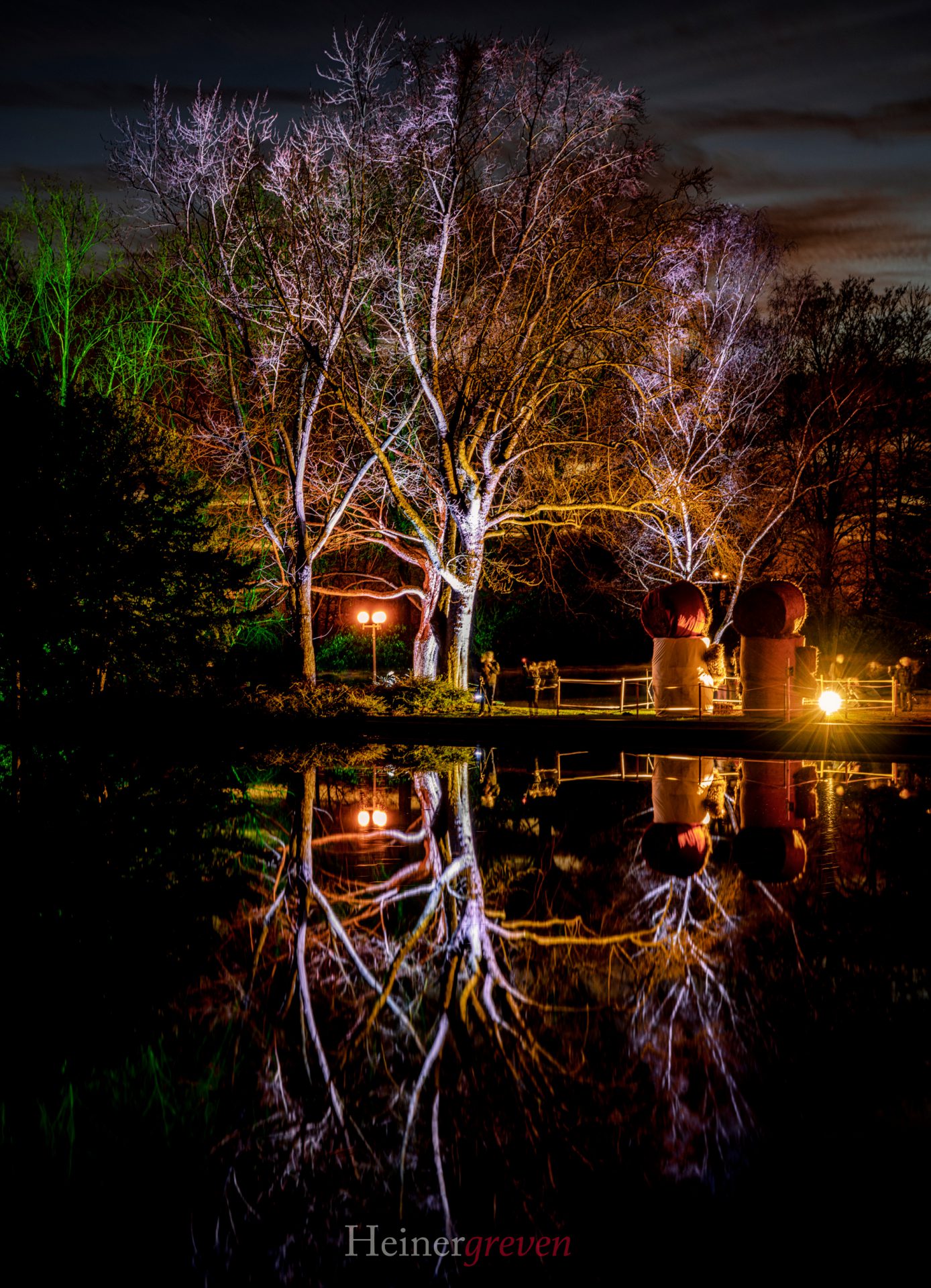 Westfalenpark-Dortmund Lichtstimmung bei Nacht